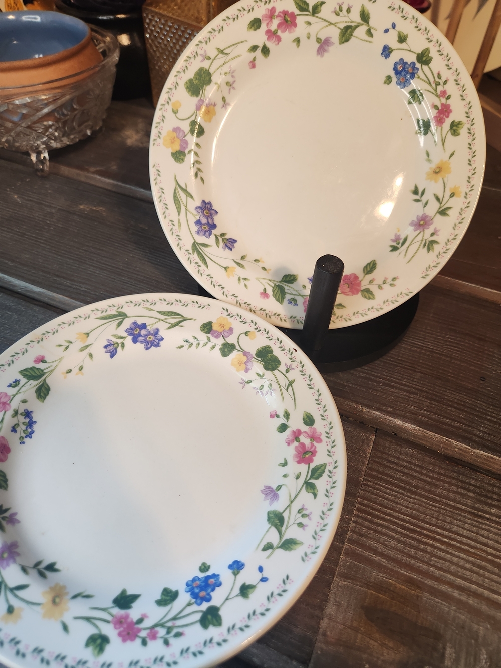 Floral Garden Farberware Stoneware Dinner Plate - Set Of 3